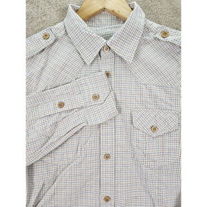 Monarchy Shirt Button-down 100% Cotton Size M Embroidered Logo Double Sided